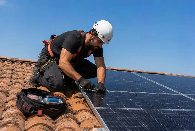 Maintenance et monitoring de panneaux solaires à Montalembert