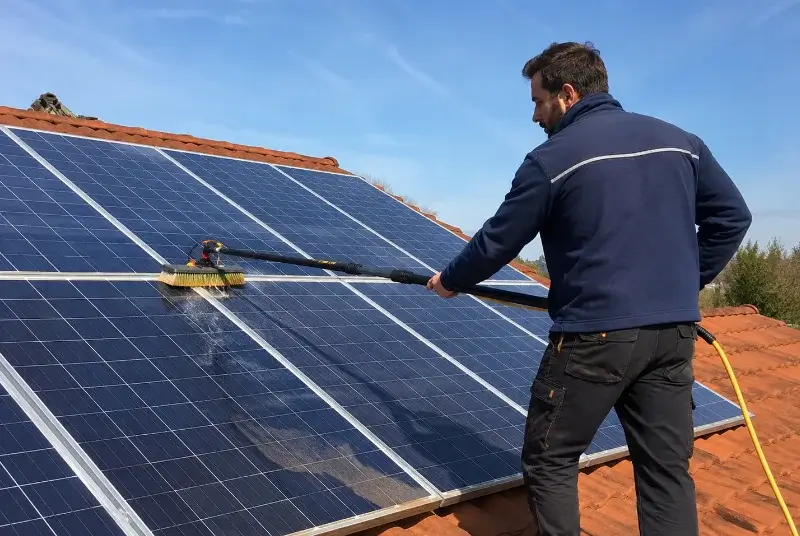 Nettoyage et entretien de panneaux solaires à Montalembert