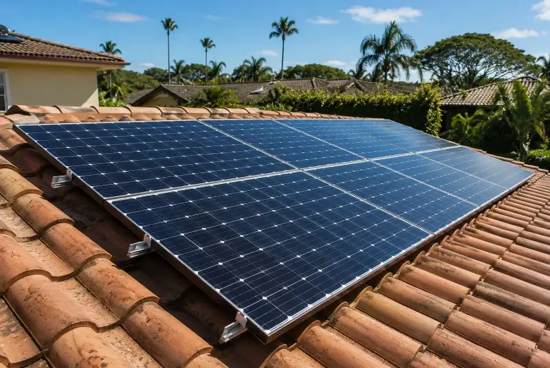 Installation de panneaux solaires à Montalembert